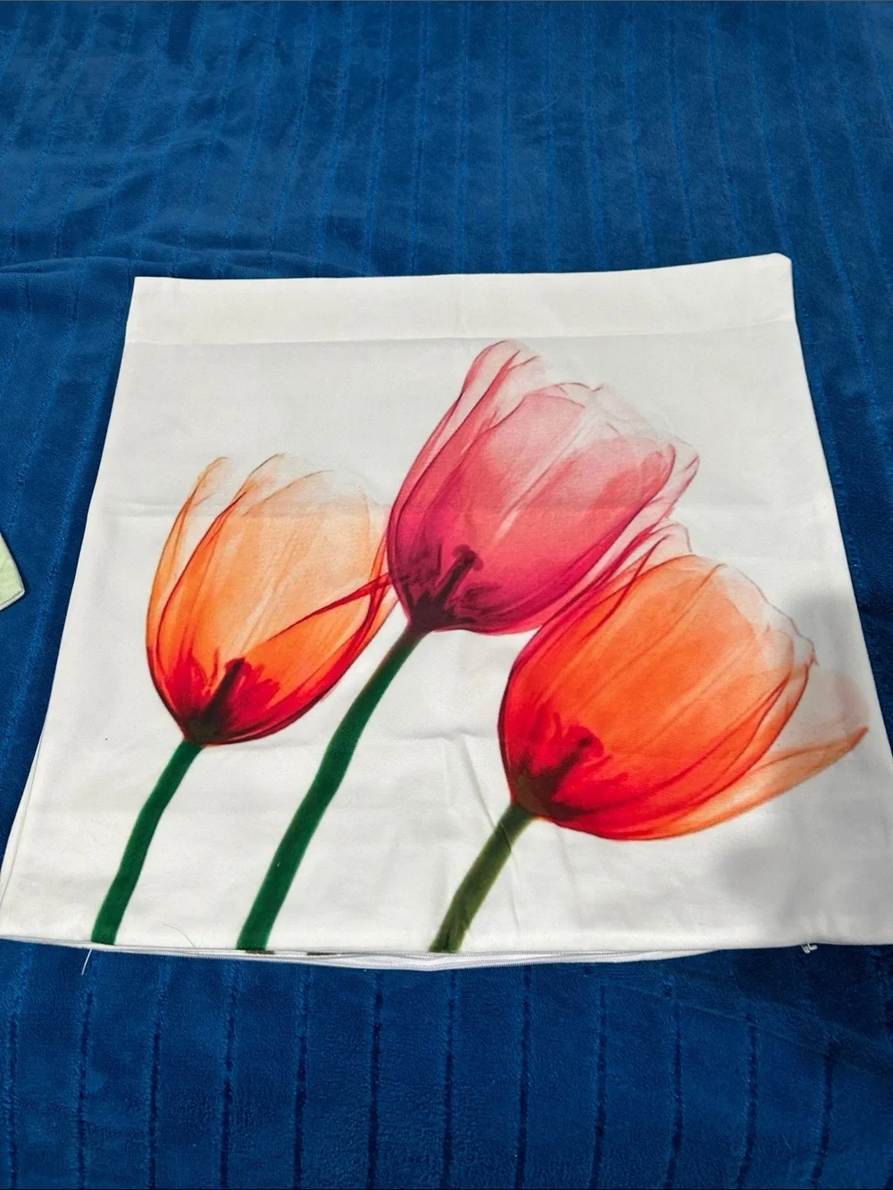 Decorative pillowcases, 4 pack